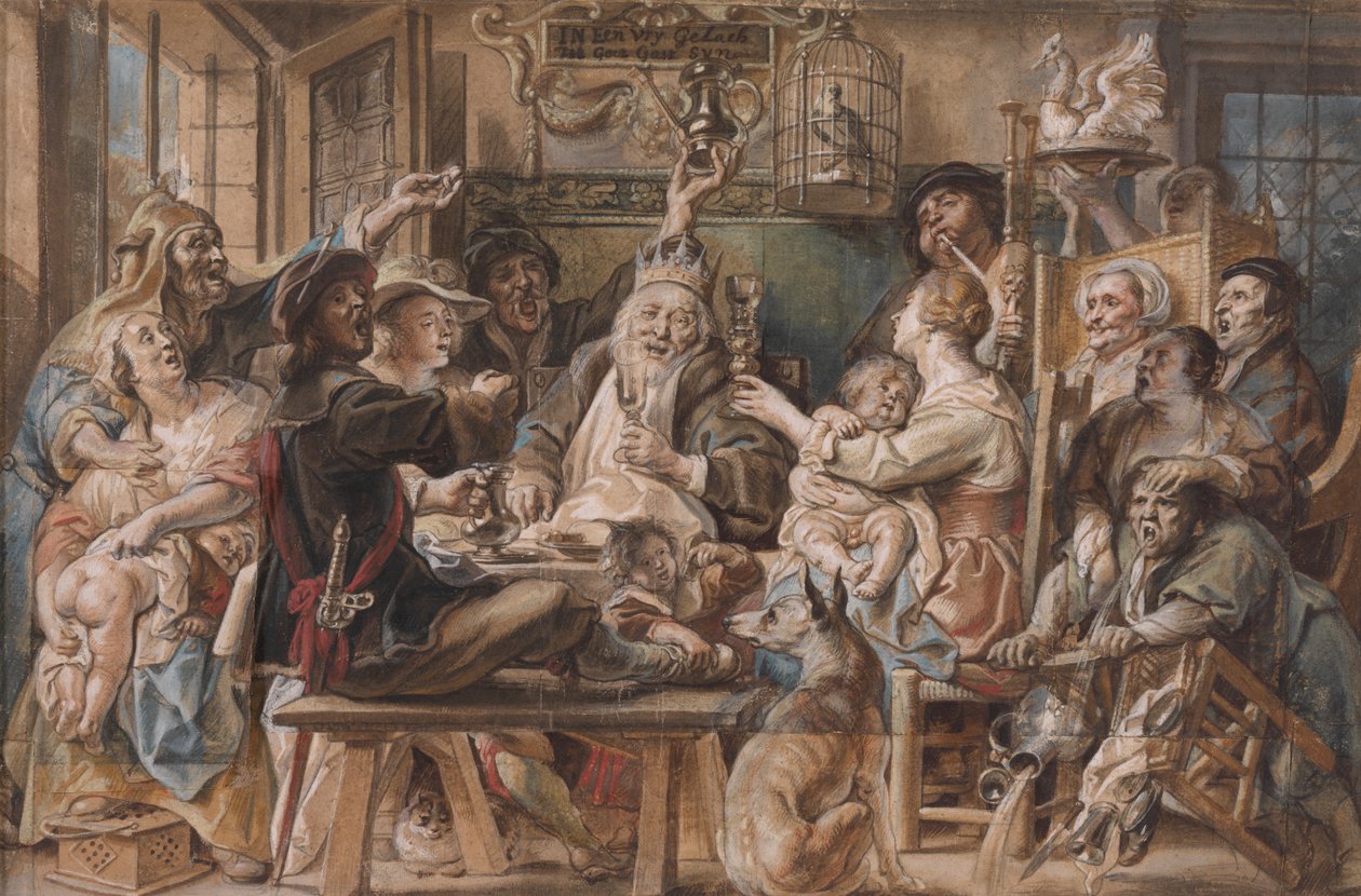 A király italok alkotó: Jacob Jordaens