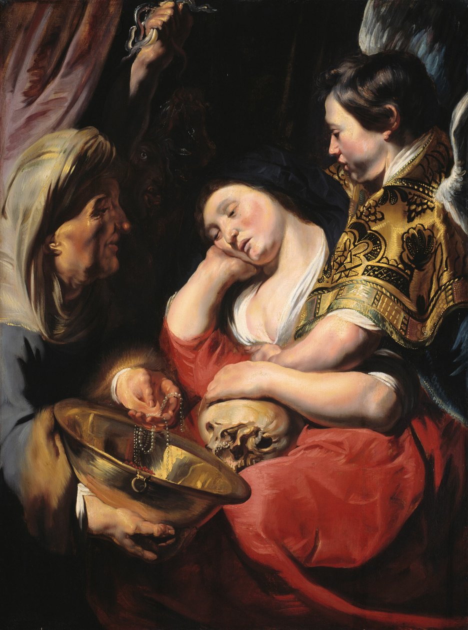 A Magdolna megkísértése alkotó: Jacob Jordaens
