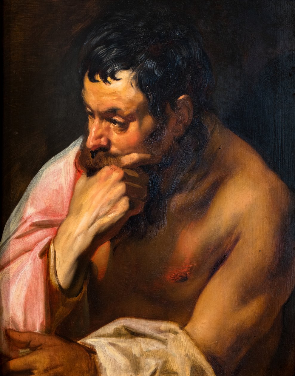 A gondolkodó vagy meditáló faun alkotó: Jacob Jordaens