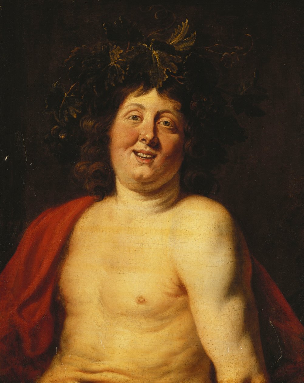 Az ifjú Bacchus, alkotó: Jacob Jordaens