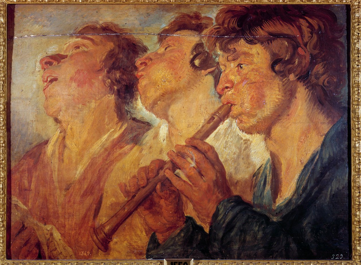 Három utazó zenész Jacob Jordaens (1593-1678) festménye (ec.flam.) 17. századi Madrid, Prado Múzeum alkotó: Jacob Jordaens