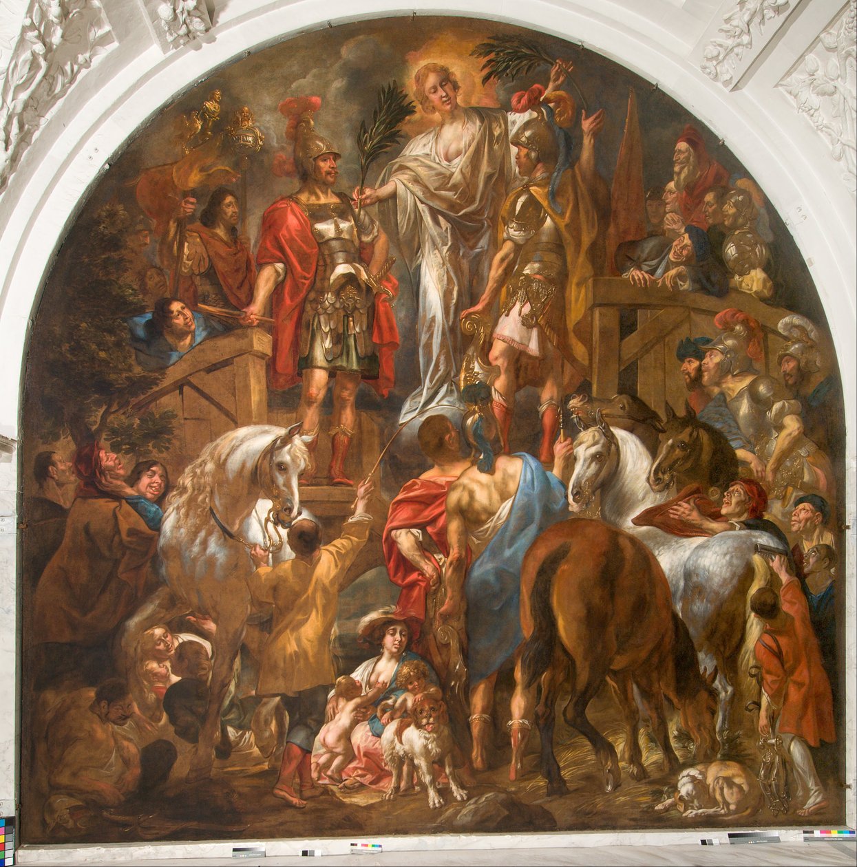 Béke a rómaiak és a bataviak között alkotó: Jacob Jordaens the elder