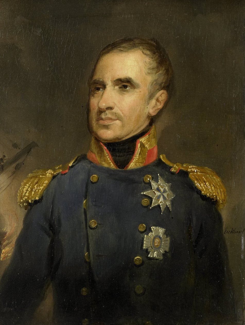 Jonkheer Theodorus Frederik van Capellen (1762-1824), az Algír melletti holland osztag altengernagya és parancsnoka, 1816 alkotó: Jacob Joseph Eeckhout