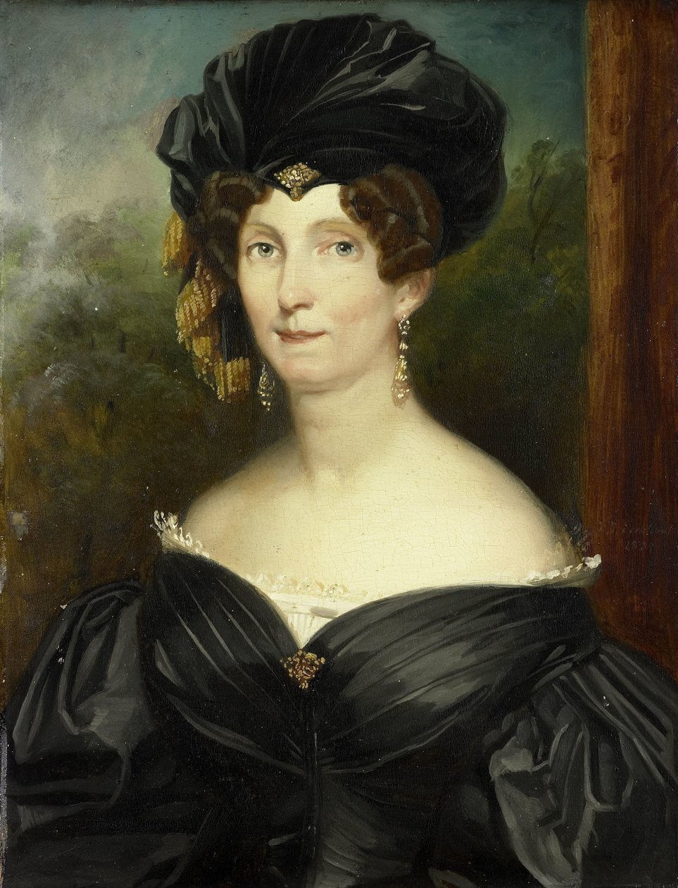 Petronella de Lange (1779-1835), Jonkheer Theodorus Frederik van Capellen felesége alkotó: Jacob Joseph Eeckhout