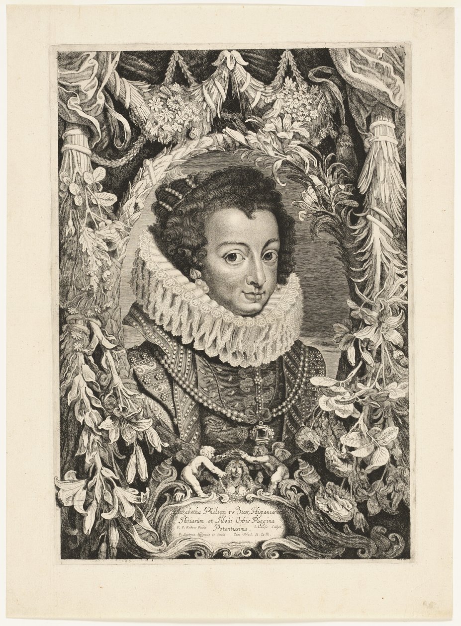 Bourbon Erzsébet, Spanyolország királynője, 13. lemez a Duces Burgundiae-tól (Burgundia hercegei) alkotó: Jacob Louys