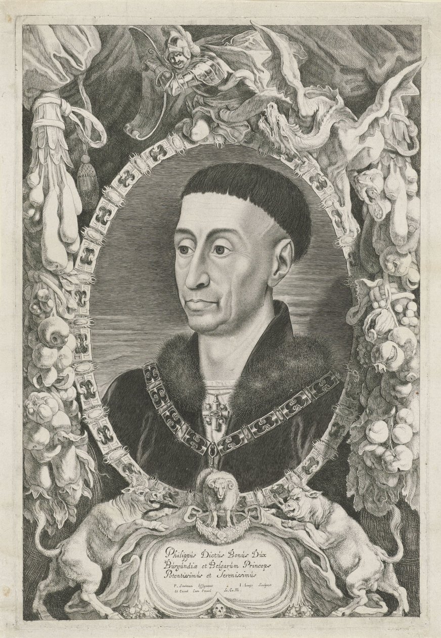 Philip de Goede portréja Burgundia hercegei (sorozat címe) alkotó: Jacob Louys