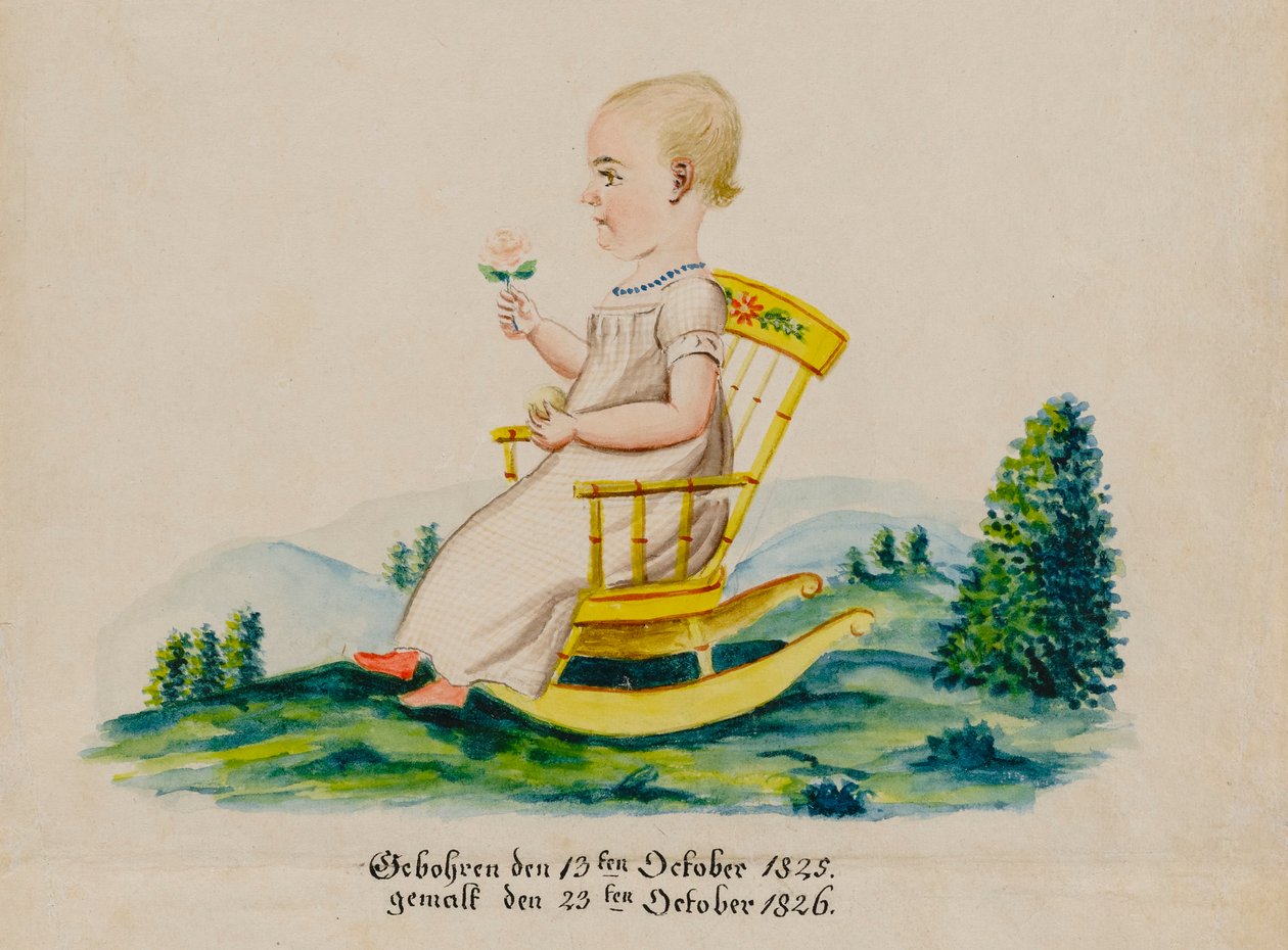 Carolina Musser portréja, 1826. alkotó: Jacob Maentel