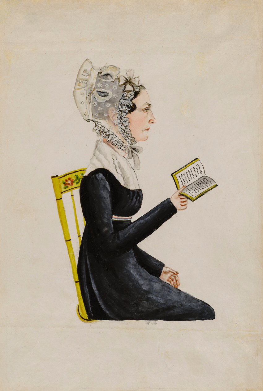 Elizabeth Sweitzer Musser portréja, kb. 1826. alkotó: Jacob Maentel