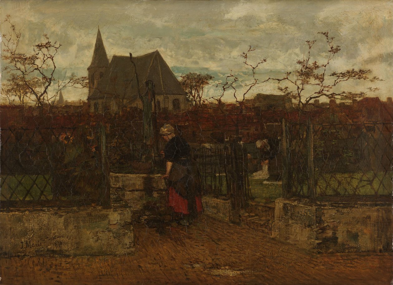 Egy fehérítő mező alkotó: Jacob Maris