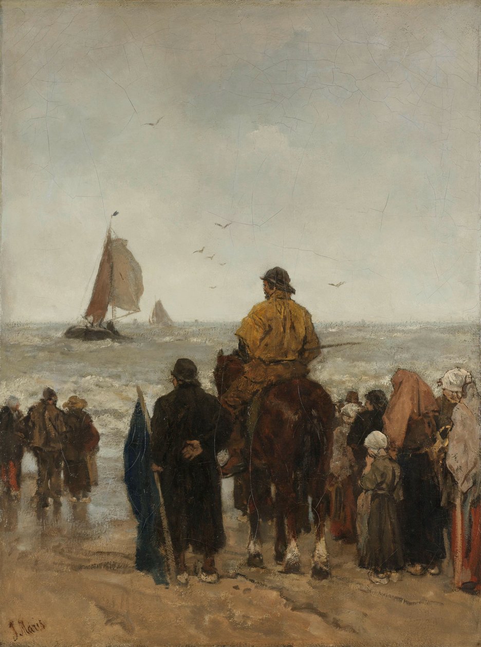 A csónakok érkezése A hajók érkezése alkotó: Jacob Maris