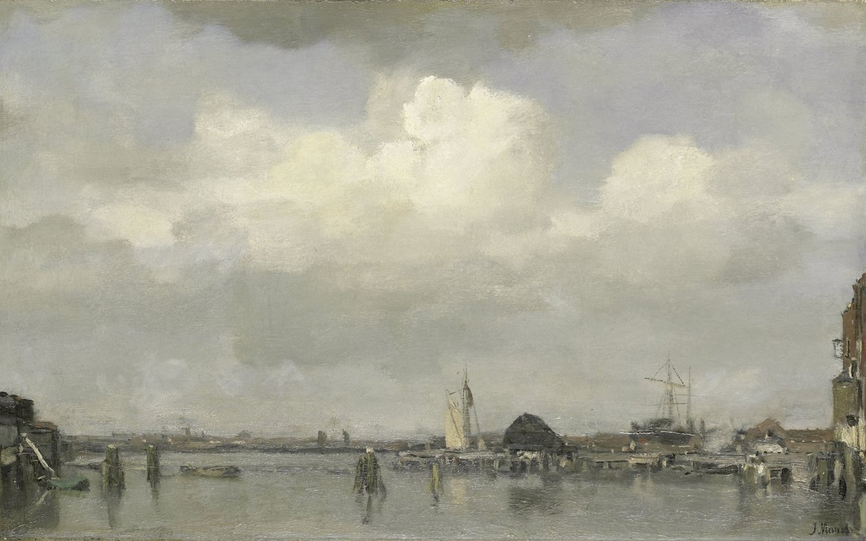 Kikötőre néző alkotó: Jacob Maris