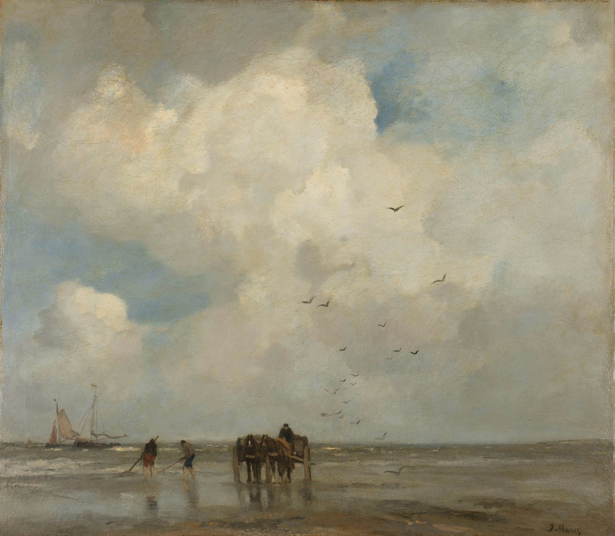 kagylóhalászat alkotó: Jacob Maris