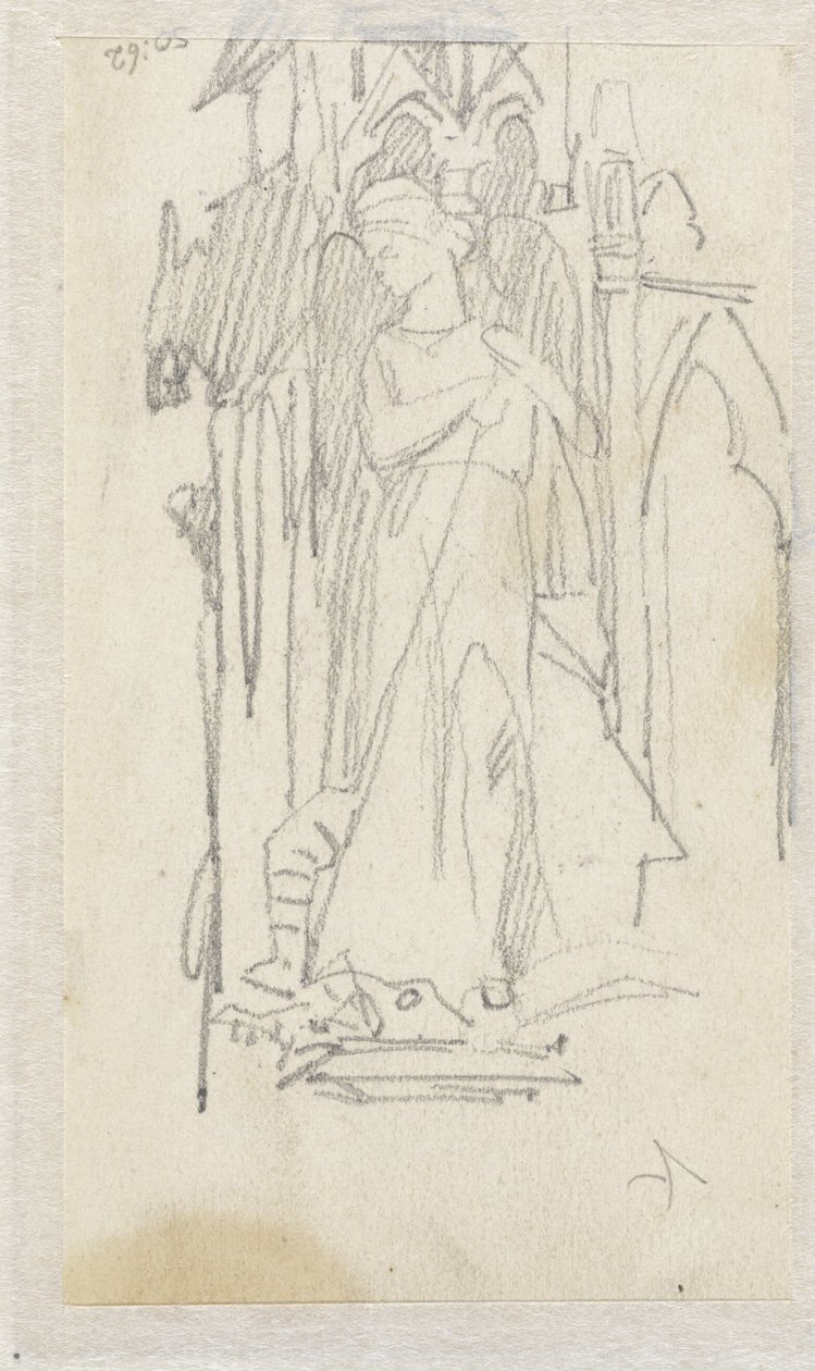 Vázlat H. Joris szobráról alkotó: Jacob Maris