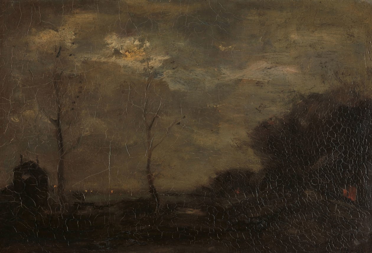 Vitorlázás holdfényben alkotó: Jacob Maris