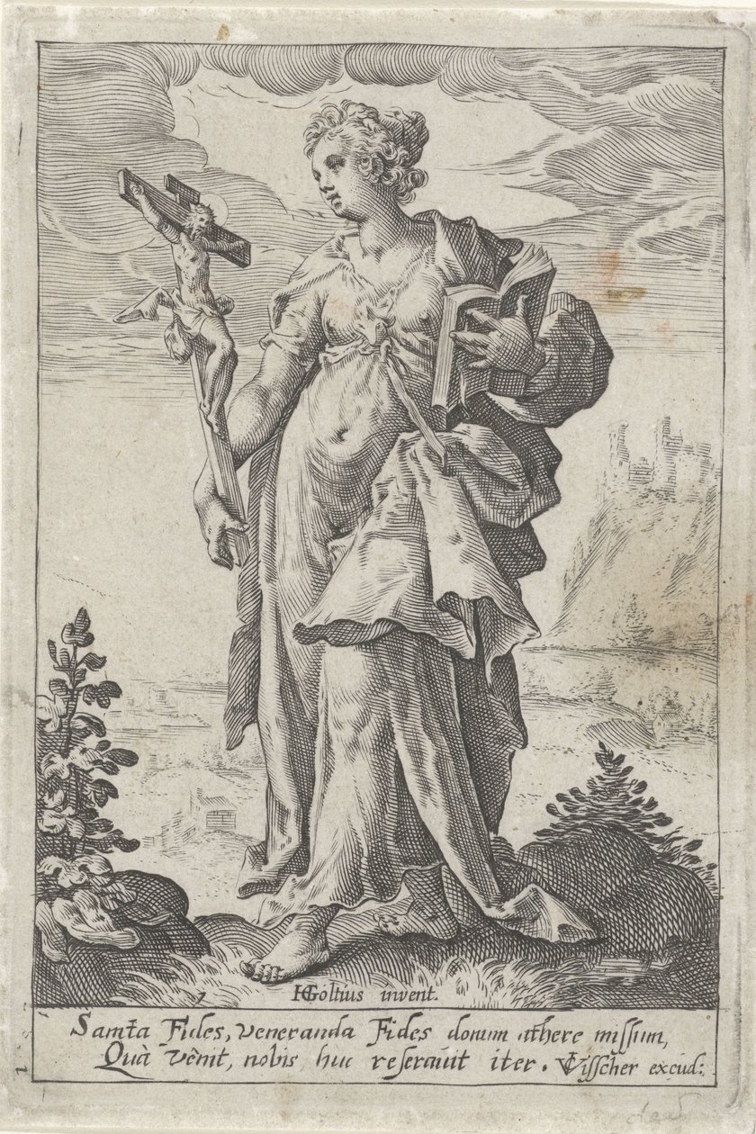Hit (Fides) alkotó: Jacob Matham (attributed to)