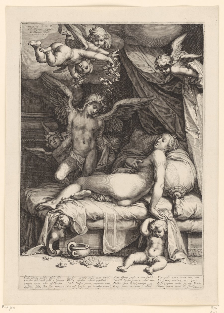 Amor és Psyche alkotó: Jacob Matham