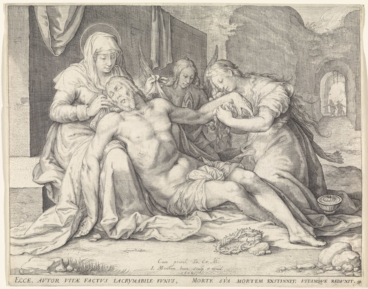 Krisztus reszketése alkotó: Jacob Matham