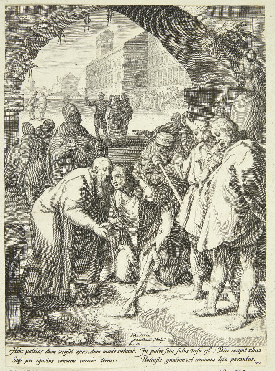 A tékozló fiú visszatérése alkotó: Jacob Matham