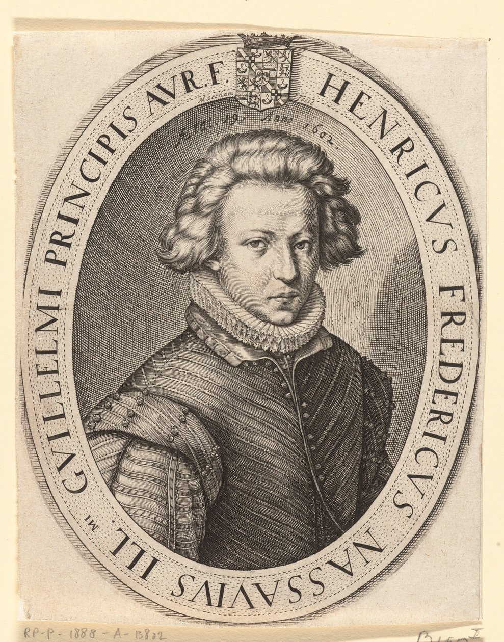 Henrik Frigyes, narancs herceg 1602-ben alkotó: Jacob Matham