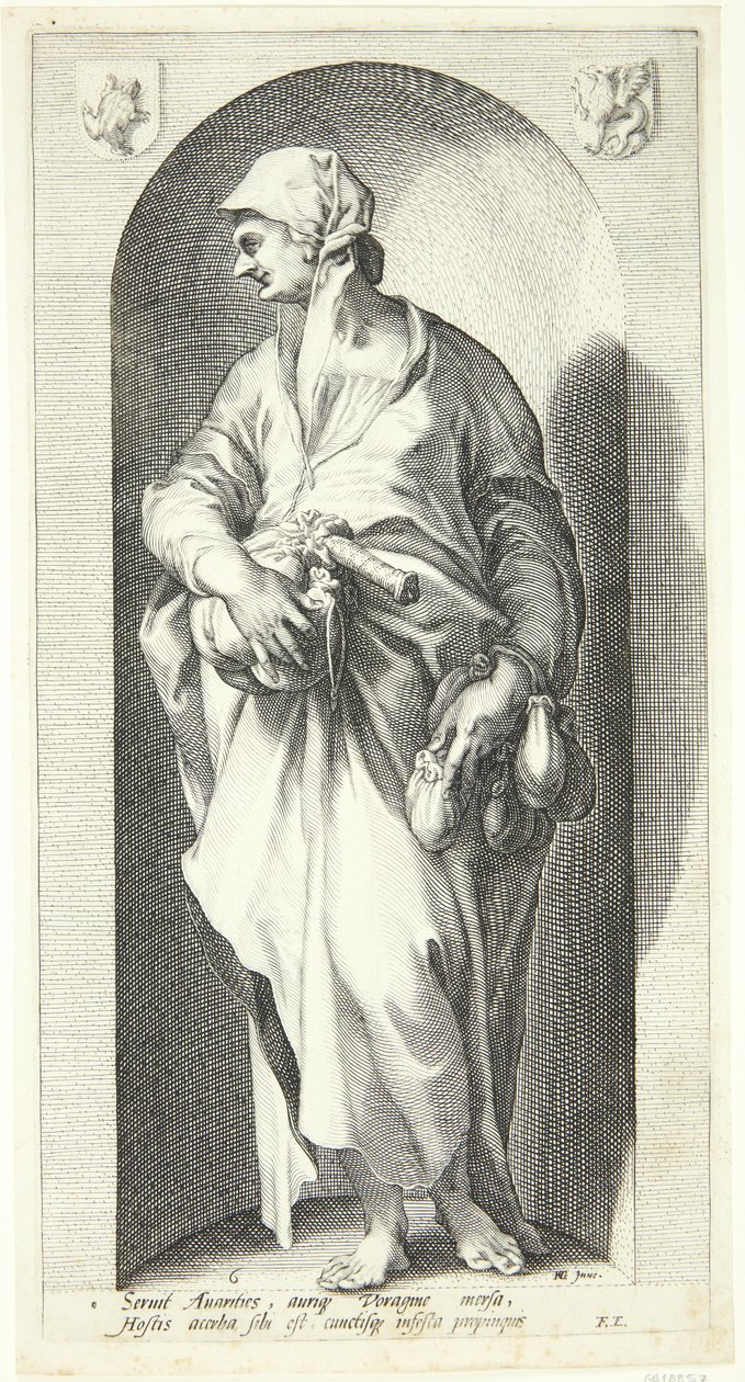 Kapzsiság alkotó: Jacob Matham