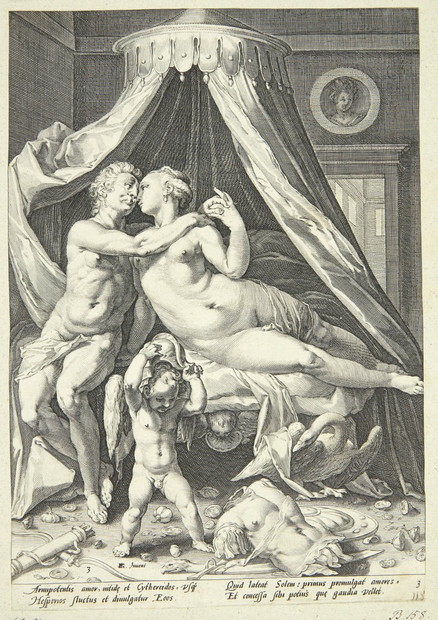 Mars és Vénusz alkotó: Jacob Matham