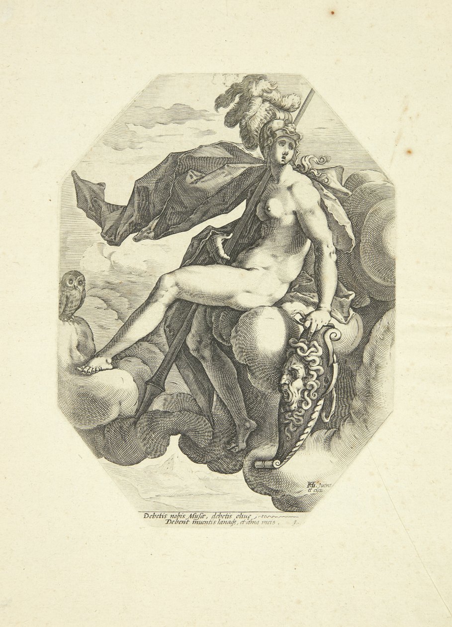Minerva alkotó: Jacob Matham