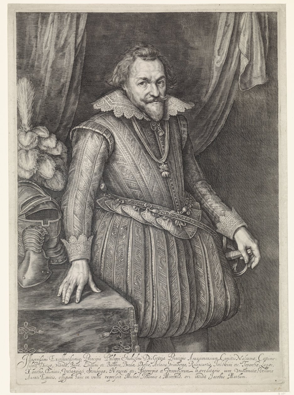 Philip Willem, Orange hercege portréja alkotó: Jacob Matham