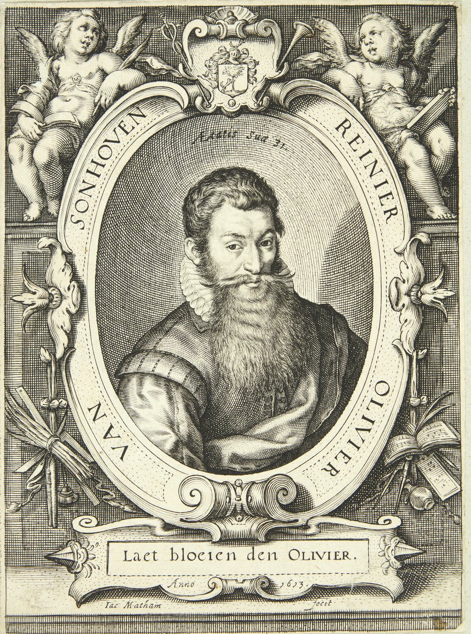 Reinier Olivier van Sonhoven portréja alkotó: Jacob Matham