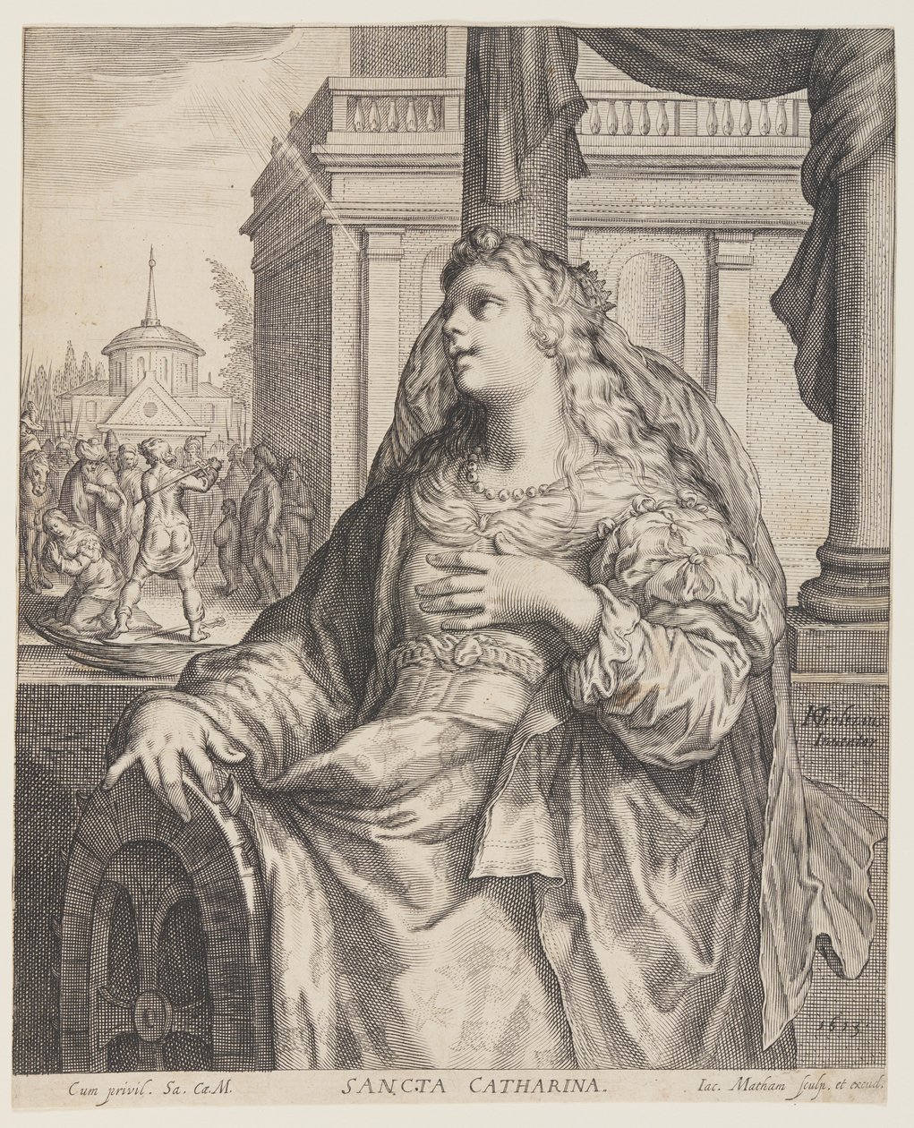 Szent Katalin alkotó: Jacob Matham