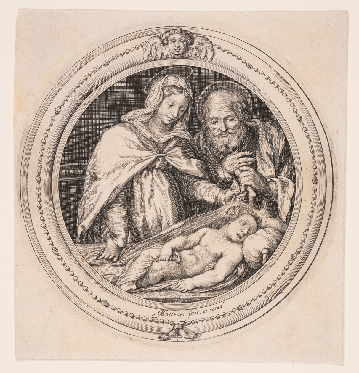 A Szent Család alkotó: Jacob Matham