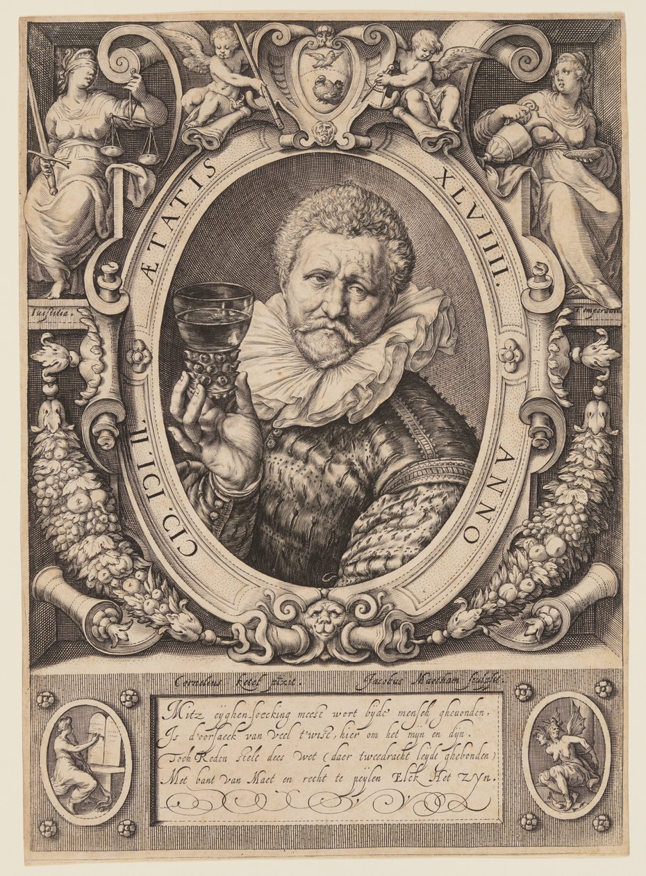 Vincent Jacobsz. Coster, borkereskedő alkotó: Jacob Matham