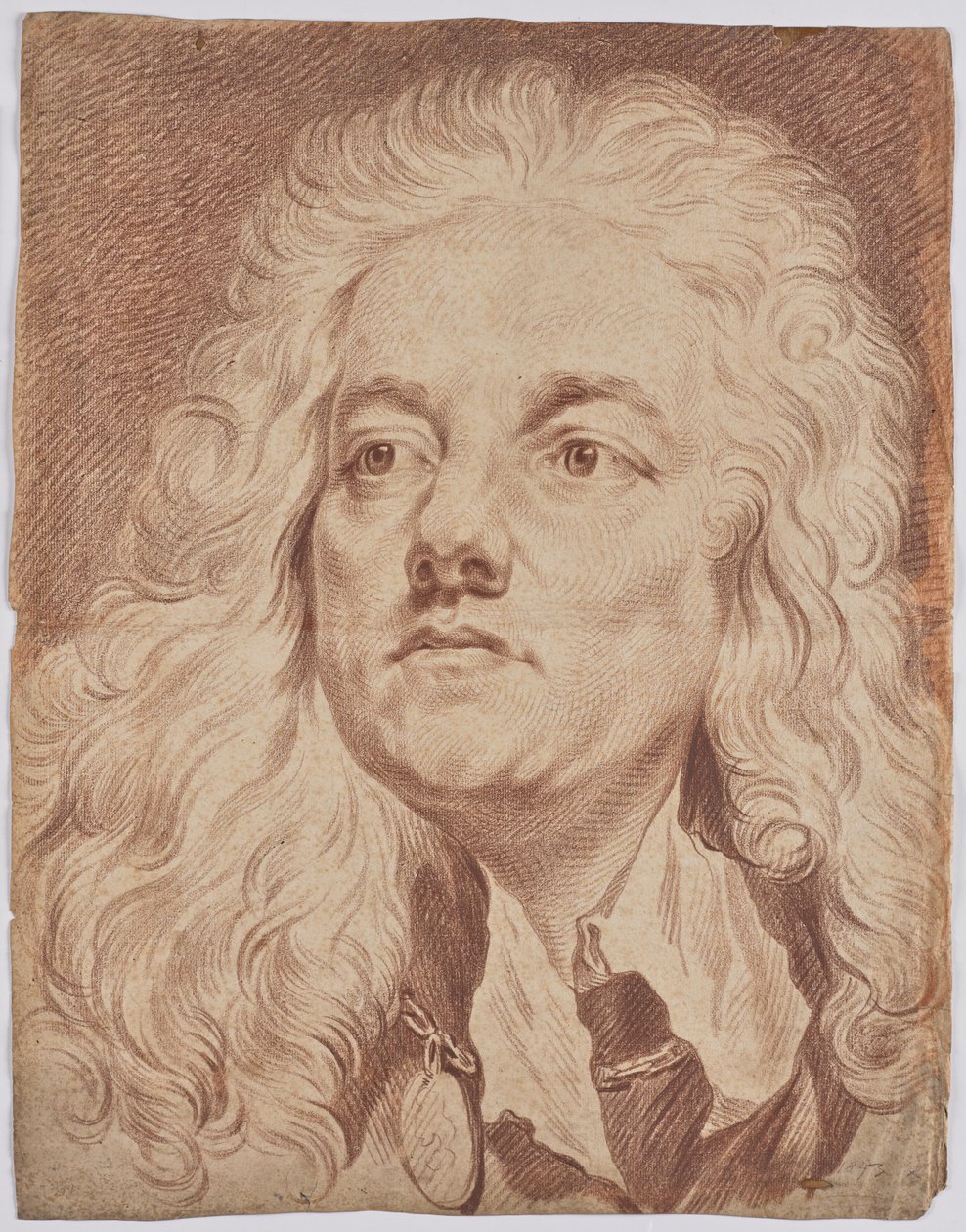 Carl Freyheit egyetemi vívómester portréja alkotó: Jacob Matthias Schmutzer