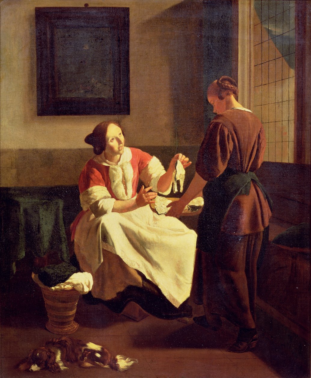 A halárus (olaj, vászon) alkotó: Jacob Ochtervelt