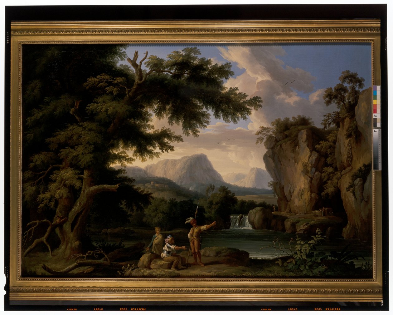 A Pair Of Landscapes alkotó: Jacob Philippe Hackert