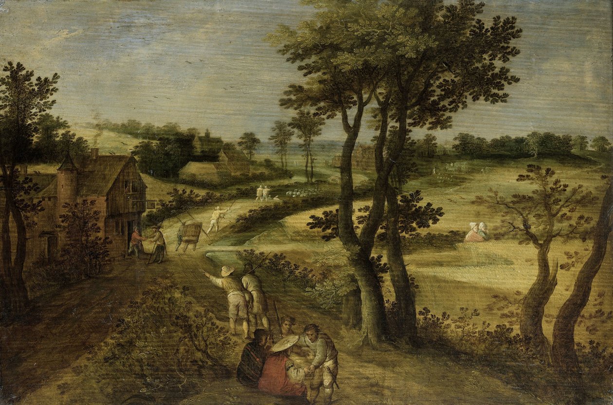 Táj kukorica mezőkkel alkotó: Jacob Savery (II) (attributed to)