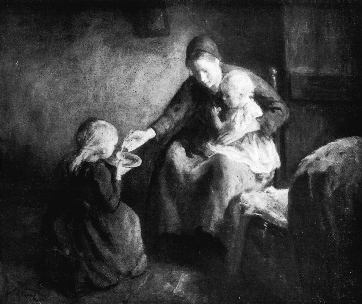 "The Soup", 1900, 1917 alkotó: Jacob Simon Hendrik Kever