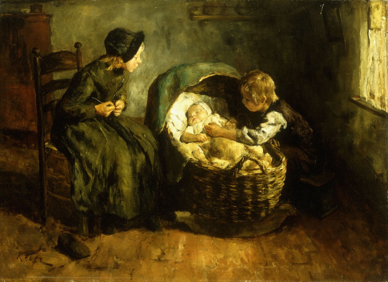 Vigyázni babára, alkotó: Jacob Simon Kever