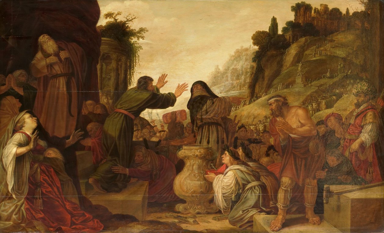 Szent Pált és Barnabást istenként imádták Lisztra népe (ApCsel 14:6-20) alkotó: Jacob Symonsz Pynas