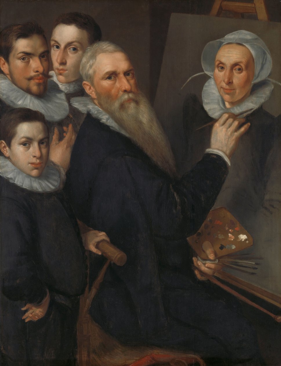 A festő és családja önarcképe alkotó: Jacob Willemsz. Delff (I)