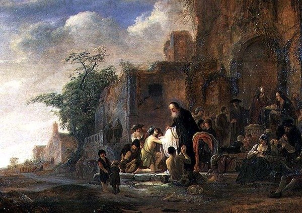 131-0635452 Az irgalmasság művei alkotó: Jacob Willemsz de Wet or Wett