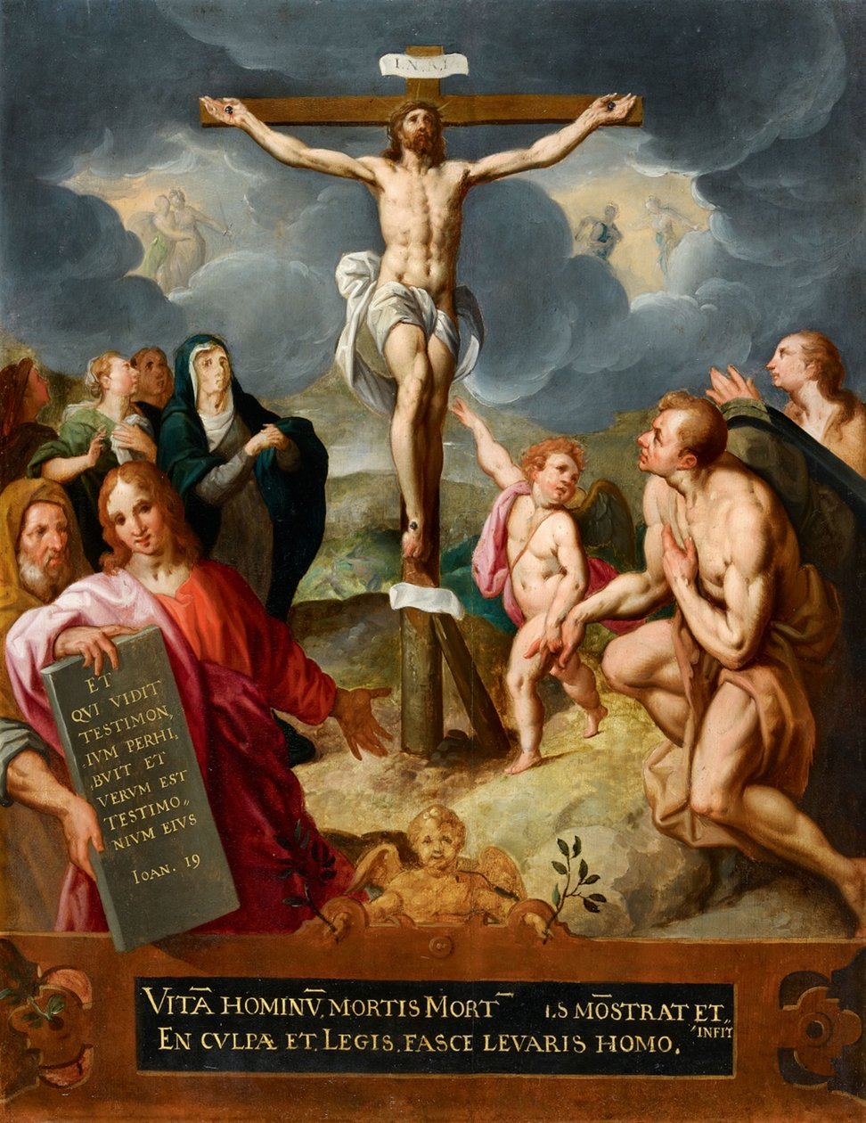 Krisztus a kereszten alkotó: Jacob de Backer