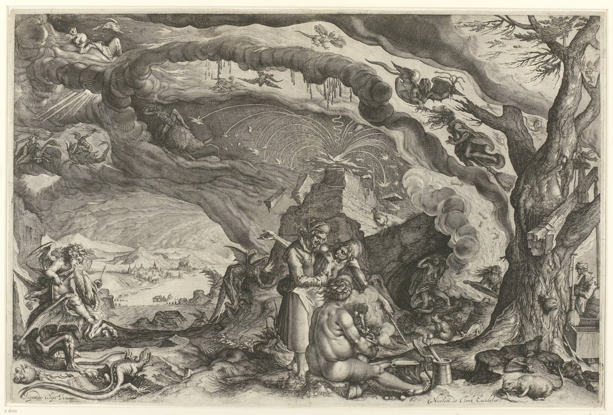 Boszorkányszombat alkotó: Jacob de Gheyn (II) (attributed to workshop of)