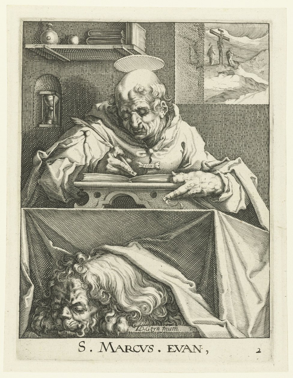 Márk evangélista A négy evangélista (sorozat címe) alkotó: Jacob de Gheyn (II) (workshop of)