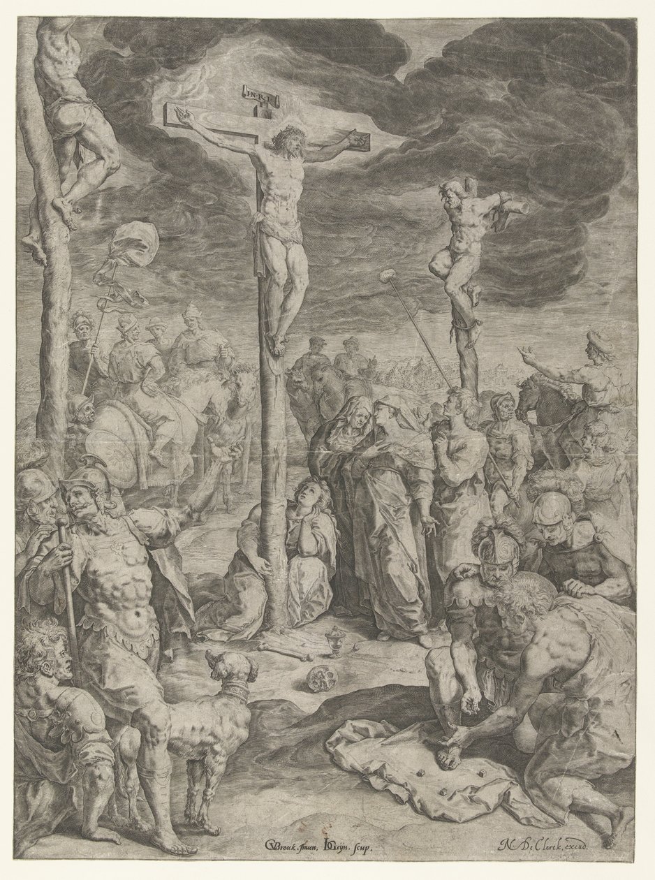 Keresztre feszítés alkotó: Jacob de Gheyn (II)