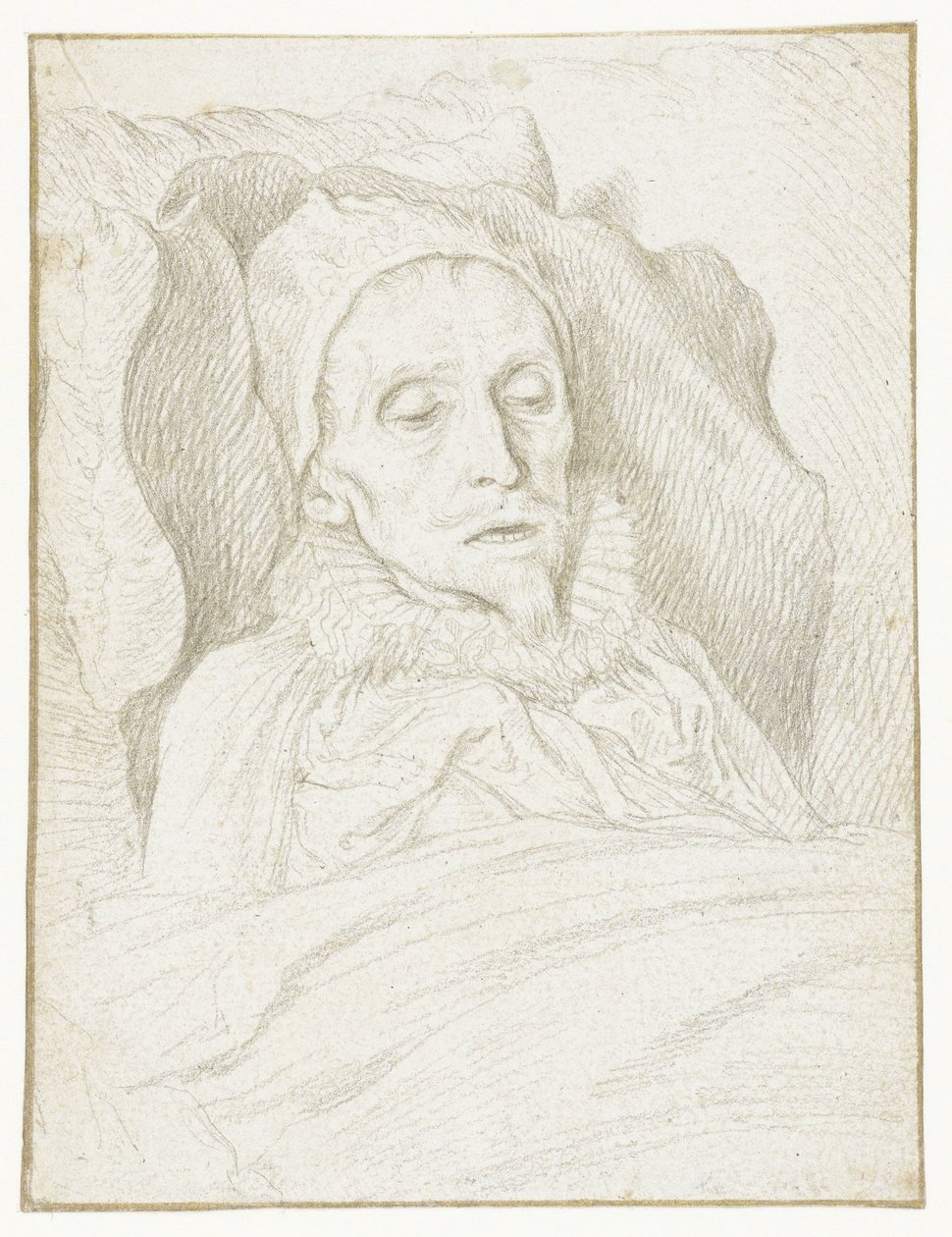 Maurice herceg portréja a halálos ágyán alkotó: Jacob de Gheyn (II)