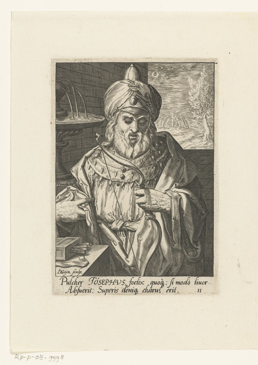 József őse Izrael ősei (sorozat címe) Jákob tizenkét fia (sorozat címe) alkotó: Jacob de Gheyn (II)