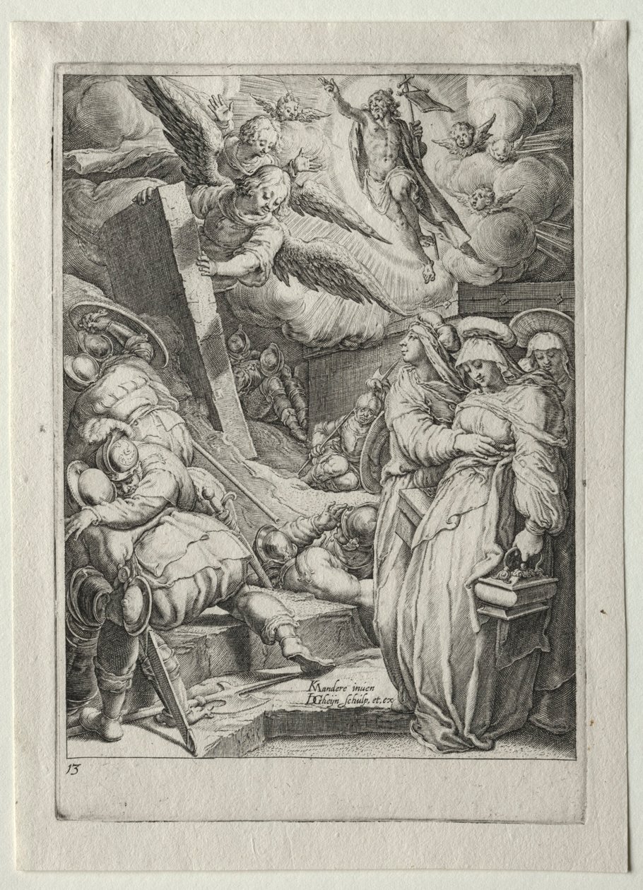 Passion Set:  Feltámadás: A feltámadás alkotó: Jacob de Gheyn II
