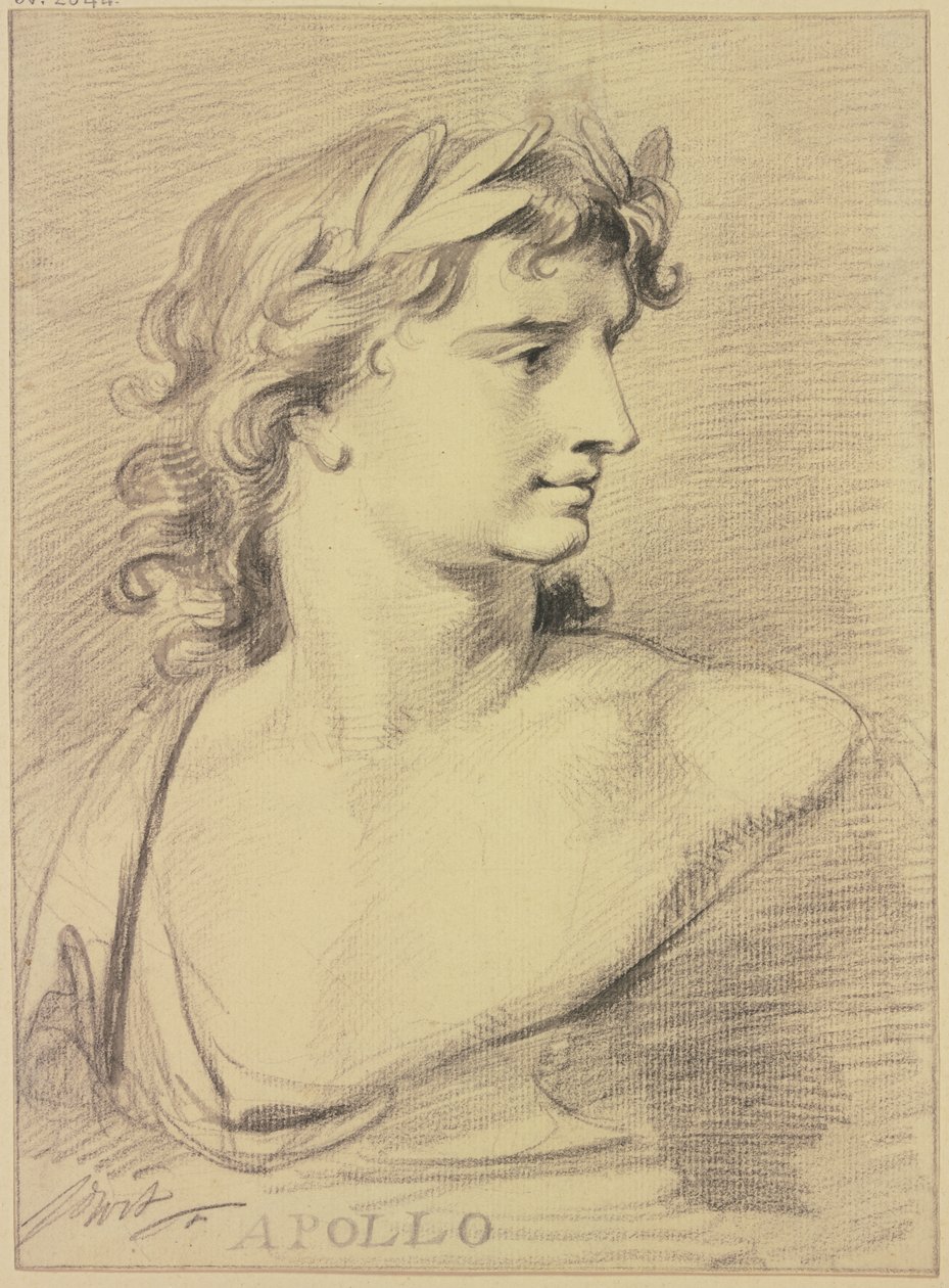 Apollón mellszobra alkotó: Jacob de Wit