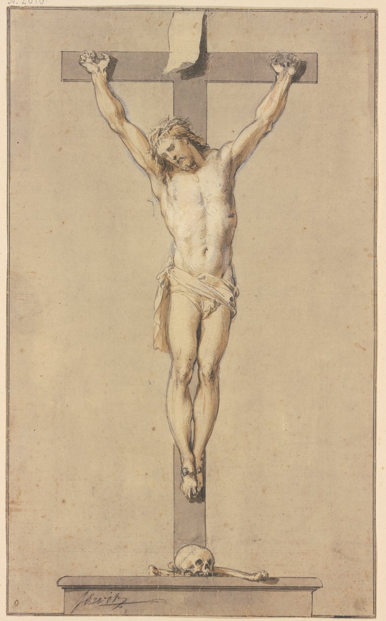 Krisztus a kereszten alkotó: Jacob de Wit