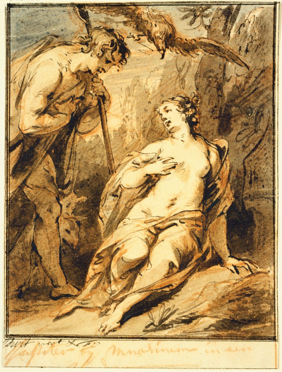 Jupiter und Mnemosyne alkotó: Jacob de Wit